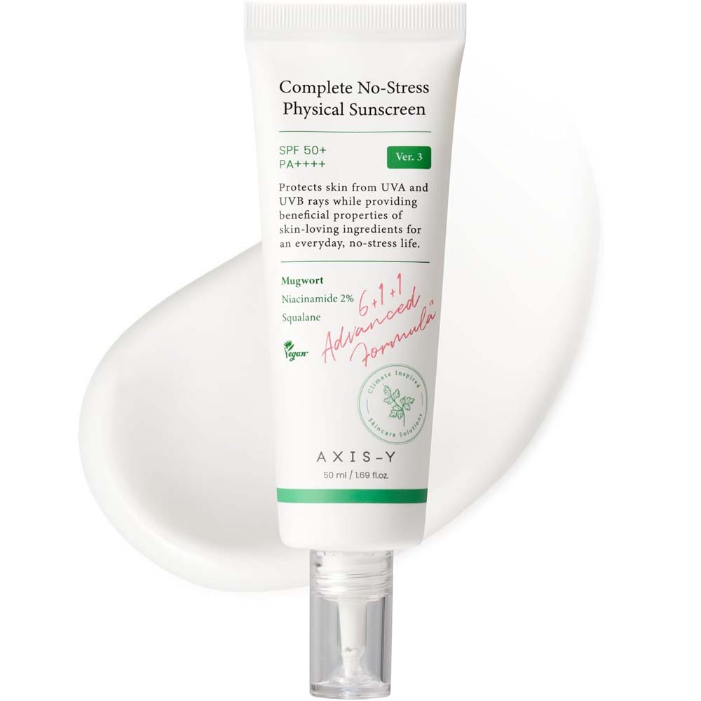 Mineral Sunscreen SPF 50+ for Sensitive Skin – Lightweight Face Sun Cream with Niacinamide, Hyaluronic Acid & Zinc Oxide, 50ml